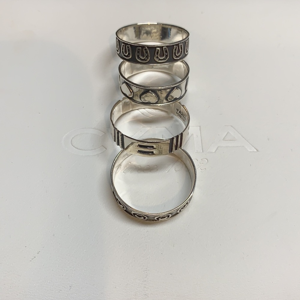 •MEXICO 925 Silver Rings-sets - Picture 3 of 7
